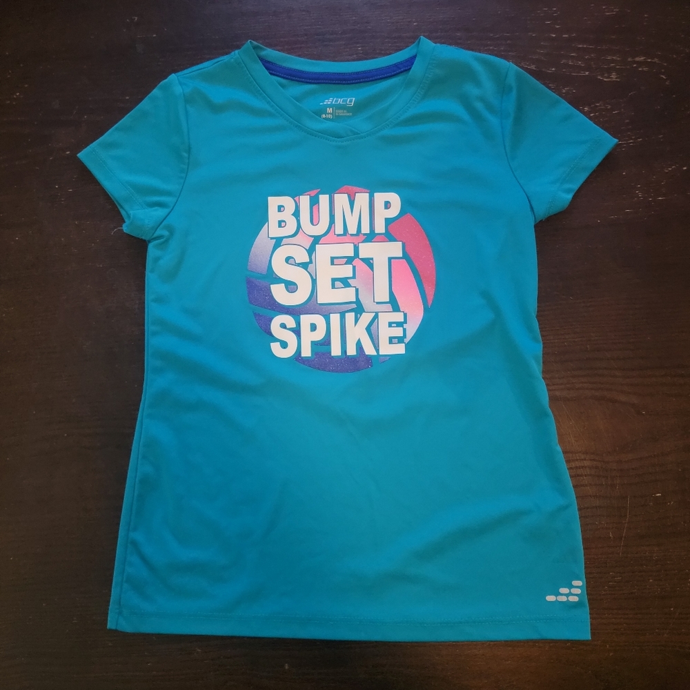 COPY - BCG Sort Sleeve Volly Ball Shirt. Sz Girls Med 10/12